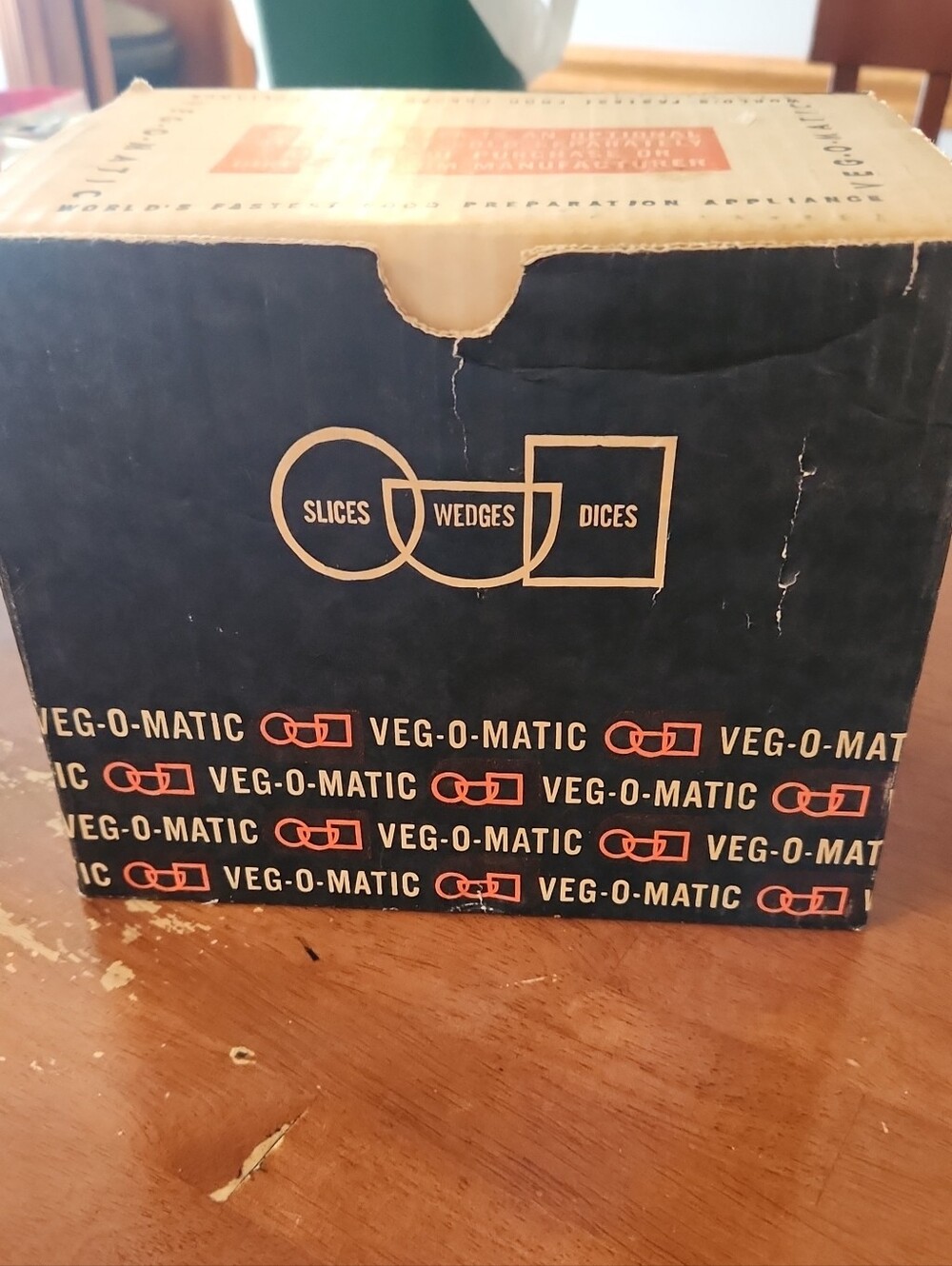 Veg-O-Matic Vintage Kitchen Food Prep Appliance Slices, Dices & Wedges